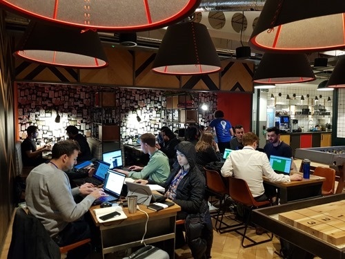 Several attendees came across from France for the event Several attendees came across from France for the event