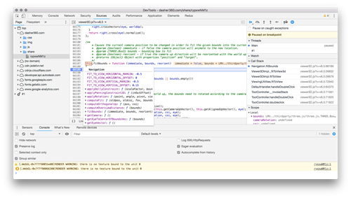 Modified navigation state Modified navigation state