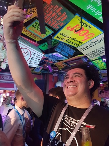 Jaime filming Jaime filming