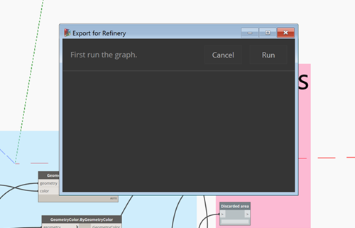 First you need to run the graph First you need to run the graph