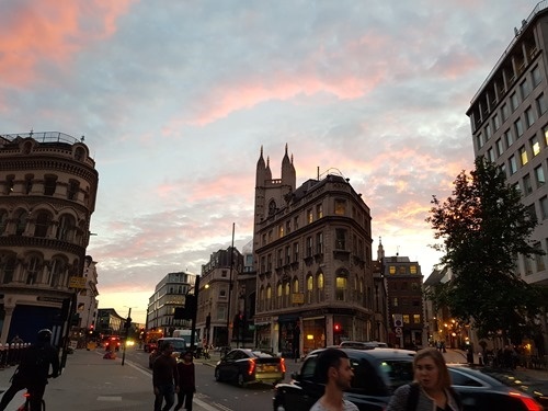 London in the evening London in the evening