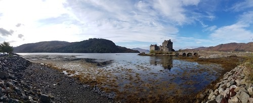 Eilean Donan panorama Eilean Donan panorama