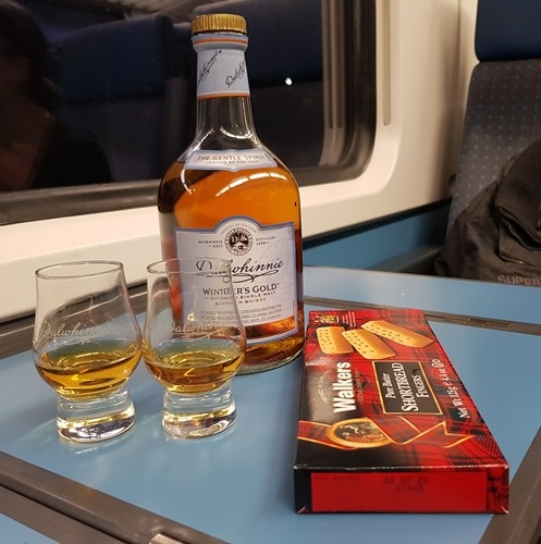 Winding down on the train home Winding down on the train home