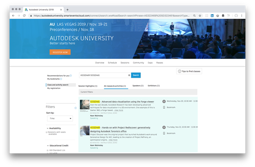 My AU 2019 classes My AU 2019 classes