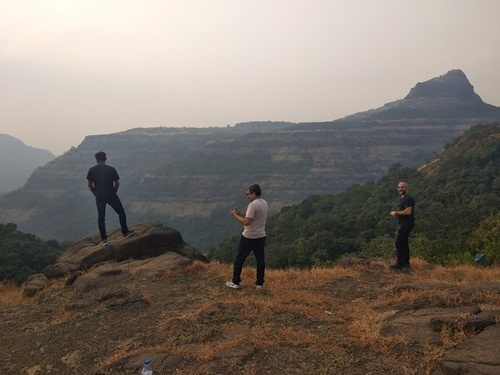 At the top At the top