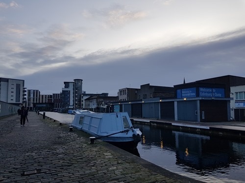 Along the canal Along the canal