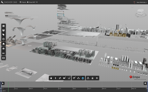 More pieces of the NEST model clustered More pieces of the NEST model clustered