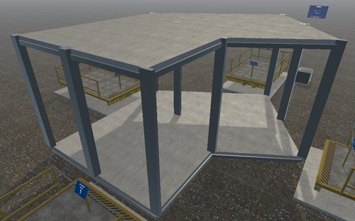 A simple structure in VR A simple structure in VR