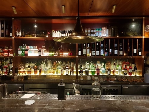 The bar at Dishoom The bar at Dishoom