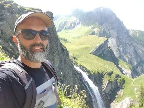 Selfie by the Engstligenfalle Selfie by the Engstligenfalle