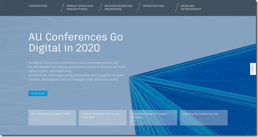 Autodesk University goes fully digital in 2020