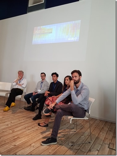 Panel discussion with Danil and Lorenzo at SimAUD 2018 Panel discussion with Danil and Lorenzo at SimAUD 2018