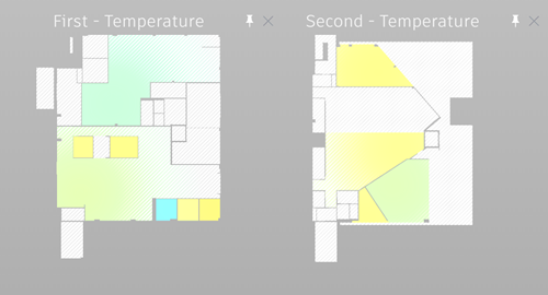 IKON first and second floor temperature IKON first and second floor temperature