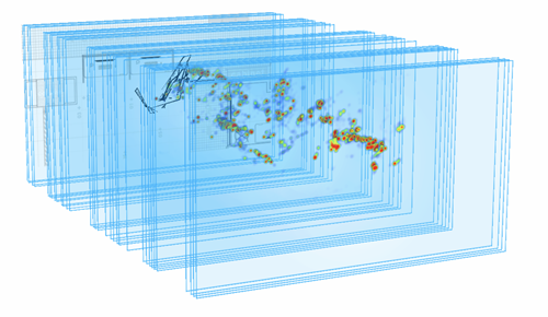 Stacked heatmaps in THREE.js Stacked heatmaps in THREE.js