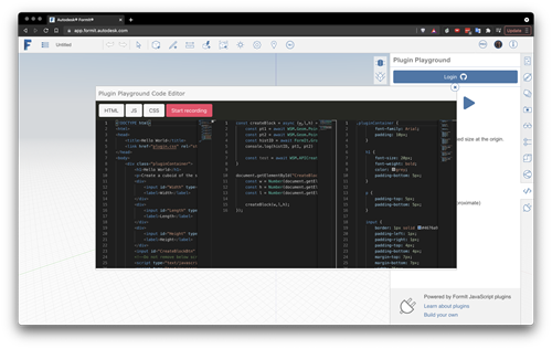 Default code in the Plugin Playground Default code in the Plugin Playground