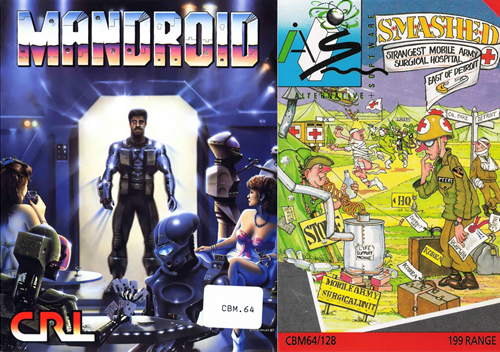 Mandroid and SMASHED cover art Mandroid and SMASHED cover art