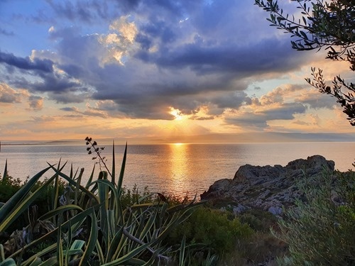 Sunrise at Capo Galera Sunrise at Capo Galera