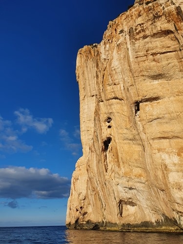 The cliffs around Capo Galera The cliffs around Capo Galera