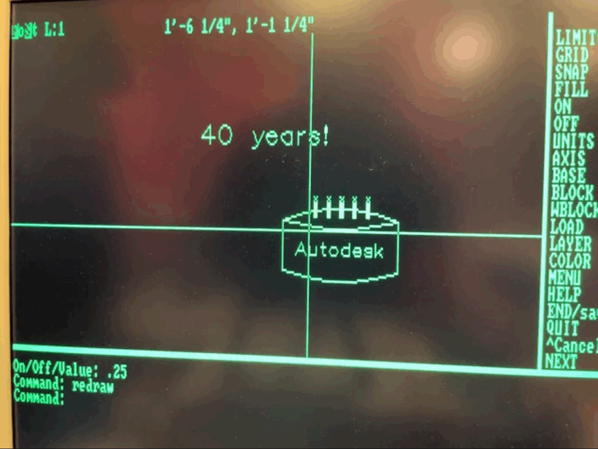 Drawing a birthday cake using AutoCAD 1.x Drawing a birthday cake using AutoCAD 1.x