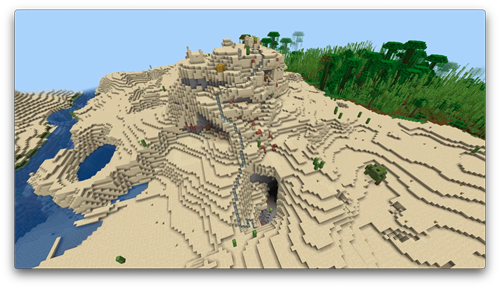 A VASA path in Minecraft A VASA path in Minecraft