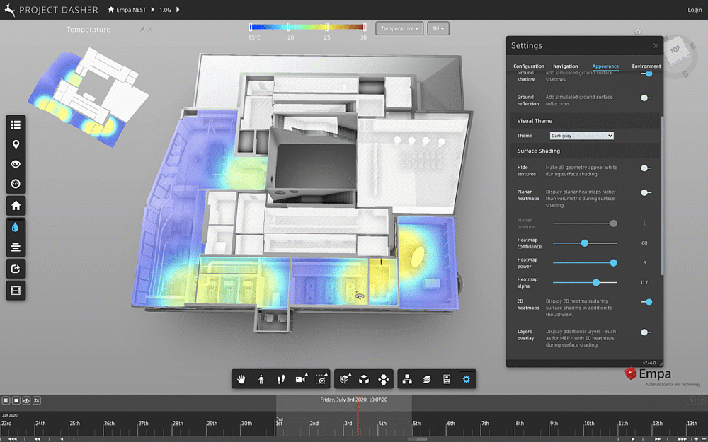 Heatmap without uniform single-sensor shading Heatmap without uniform single-sensor shading
