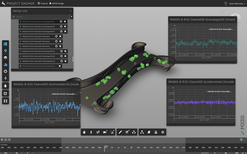 Early look at sensor data from the MX3D Smart Bridge Early look at sensor data from the MX3D Smart Bridge