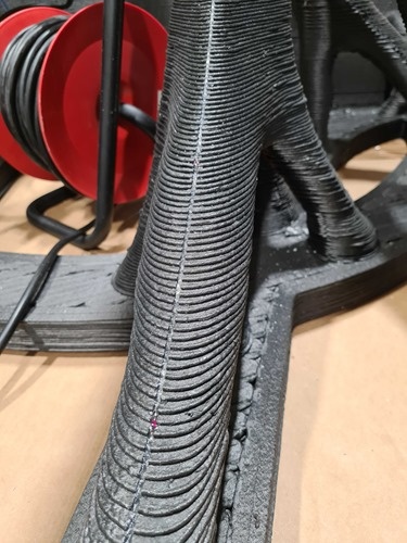 A milled channel in the support ready for FBG sensor insertion A milled channel in the support ready for FBG sensor insertion