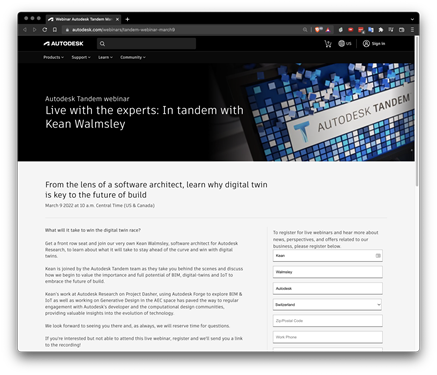 Tandem webinar Tandem webinar