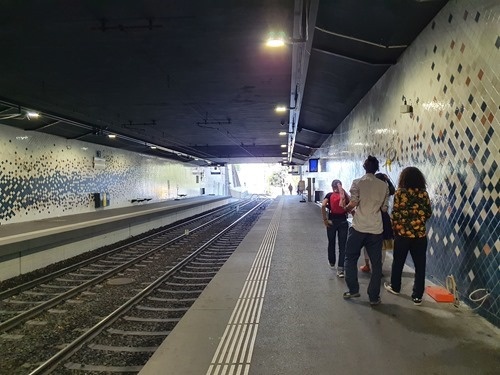 Taking the train Taking the train