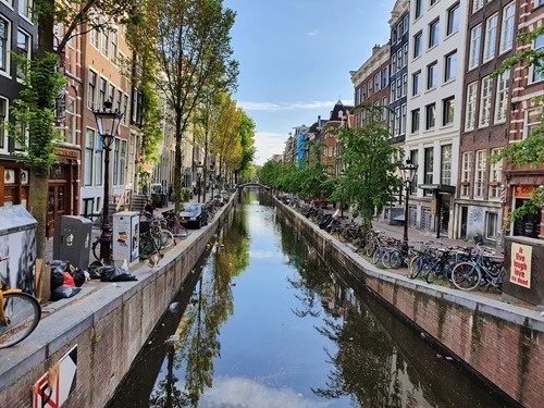 Along the canal Along the canal