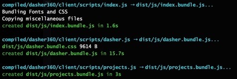 New build times New build times
