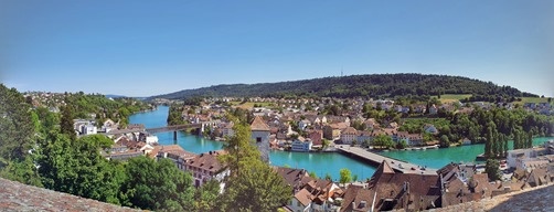 The view over Schaffhausen The view over Schaffhausen