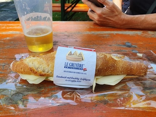 A Gruyere sandwich for lunch A Gruyere sandwich for lunch