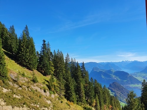 Heading up to Mt Pilatus Heading up to Mt Pilatus