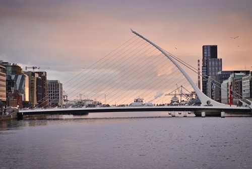 The Samuel Beckett Bridge The Samuel Beckett Bridge