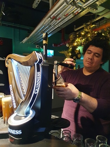The perfect pint on its way The perfect pint on its way