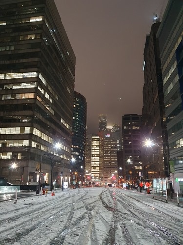 Toronto in the snow Toronto in the snow