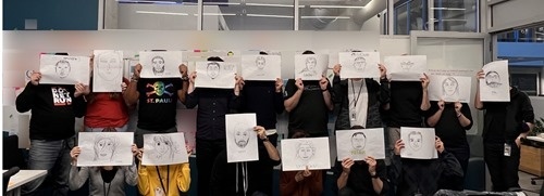 Hiding behind our drawings Hiding behind our drawings