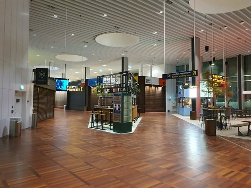 Empty airport Empty airport