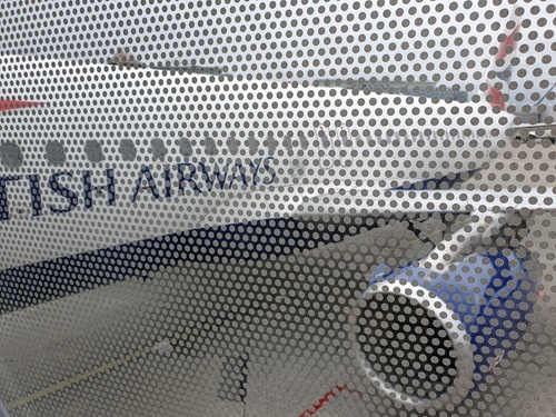 The flight out to Heathrow The flight out to Heathrow