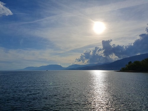 Getting over jetlag by the lake Getting over jetlag by the lake