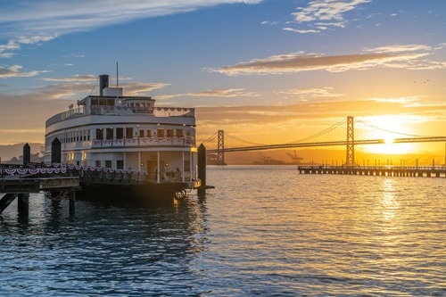 The Klamath Ferry at sunrise The Klamath Ferry at sunrise