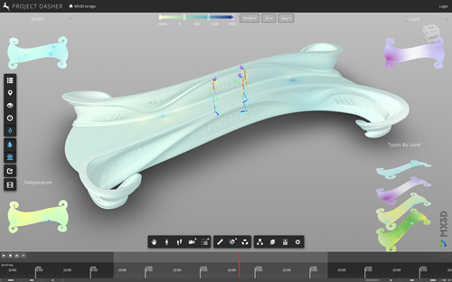 3D skeletons on the MX3D bridge 3D skeletons on the MX3D bridge