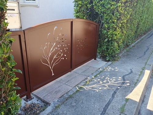 The finished gate The finished gate