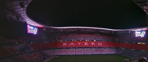 The stadium by night The stadium by night