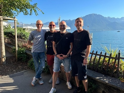 The boys in Montreux The boys in Montreux