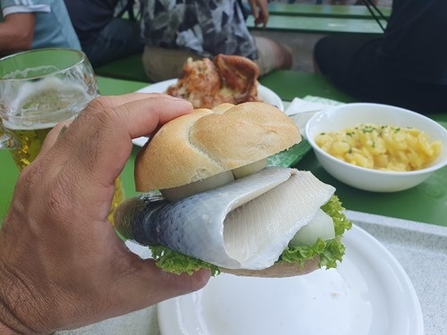 Bavarian fishburger Bavarian fishburger