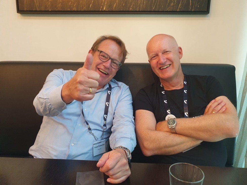 Lunch with Frank and Claus Lunch with Frank and Claus
