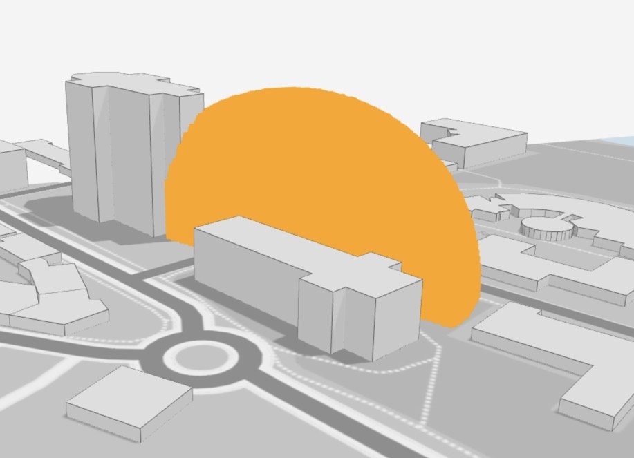 Undelineated dome Undelineated dome