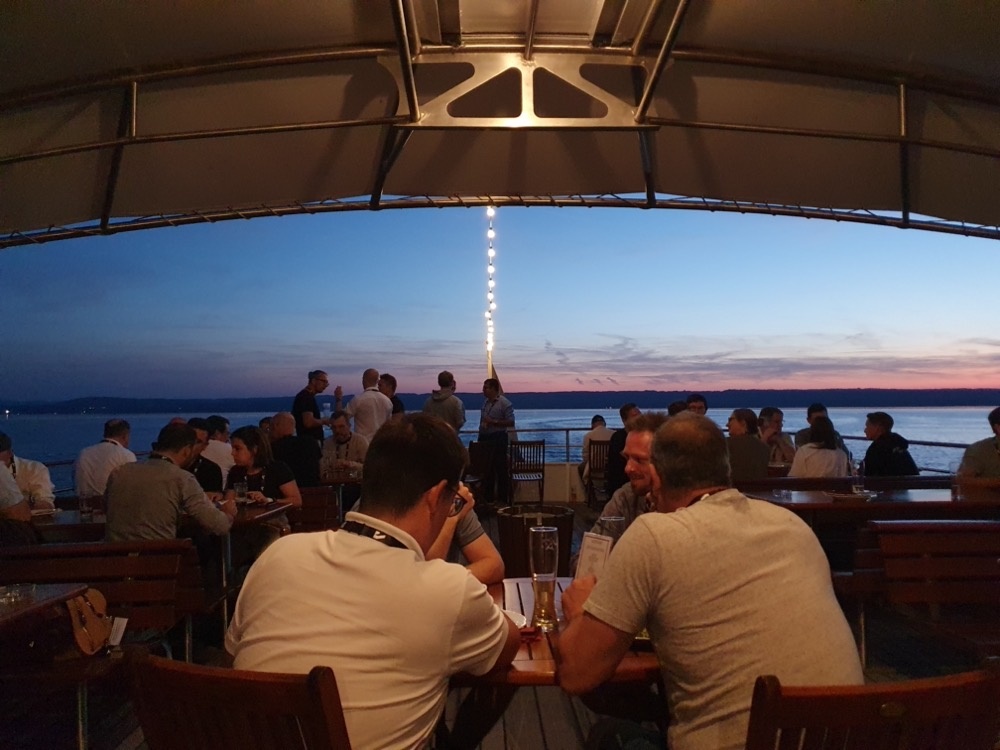 Dinner onboard Dinner onboard